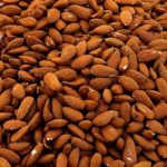 almonds, cores, nuts